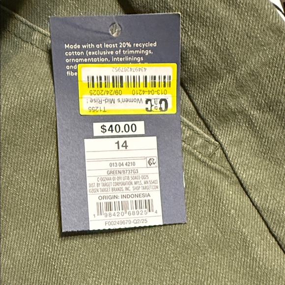 Universal Thread Olive Pants - Picture 3 of 3